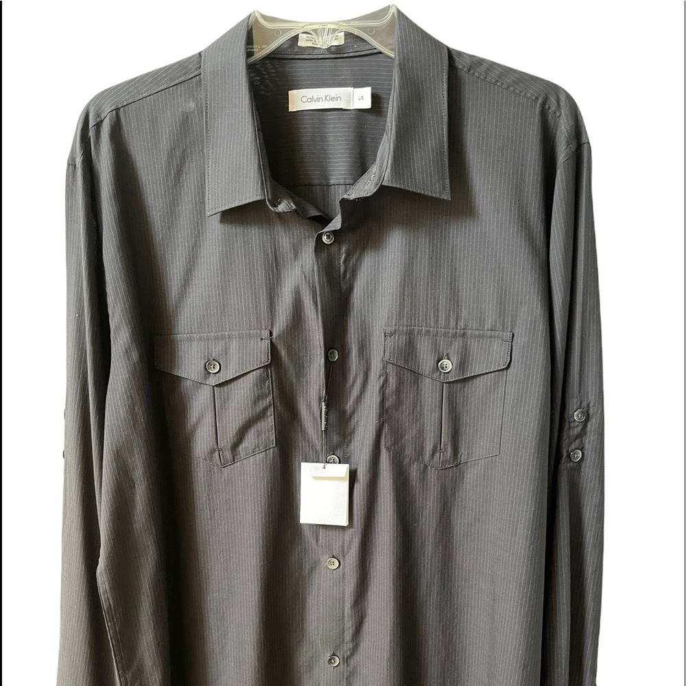 NWT Calvin Klein two front pocket shirt
